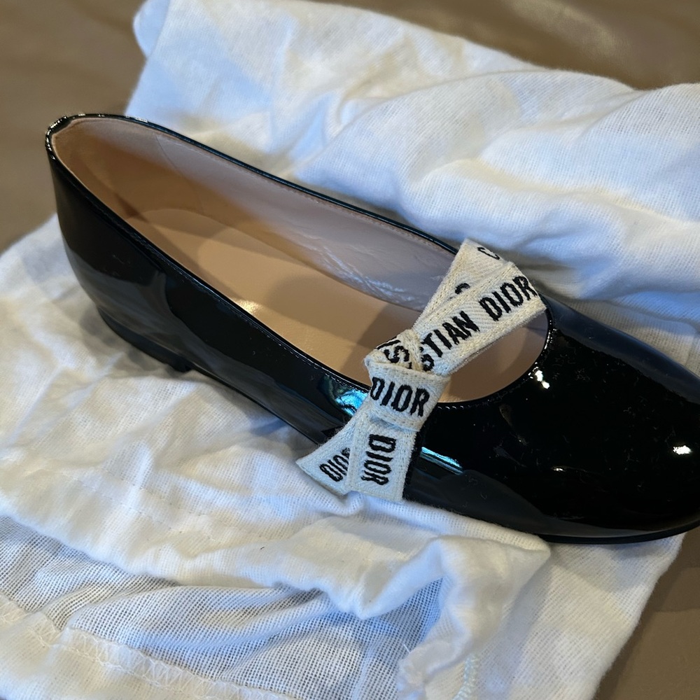 Dior girls dress shoes